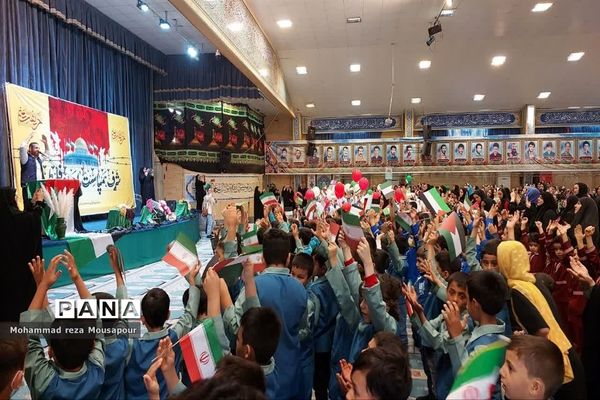 اجتماع بزرگ مادران و کودکان صفادشت در حمایت از کودکان فلسطینی