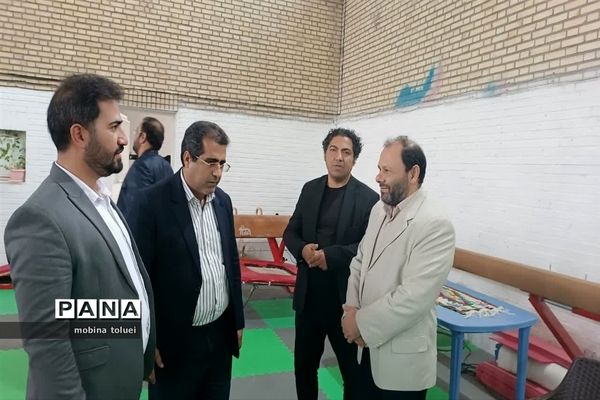 آیین افتتاح خانه ژیمناستیک در شهرستان بهارستان