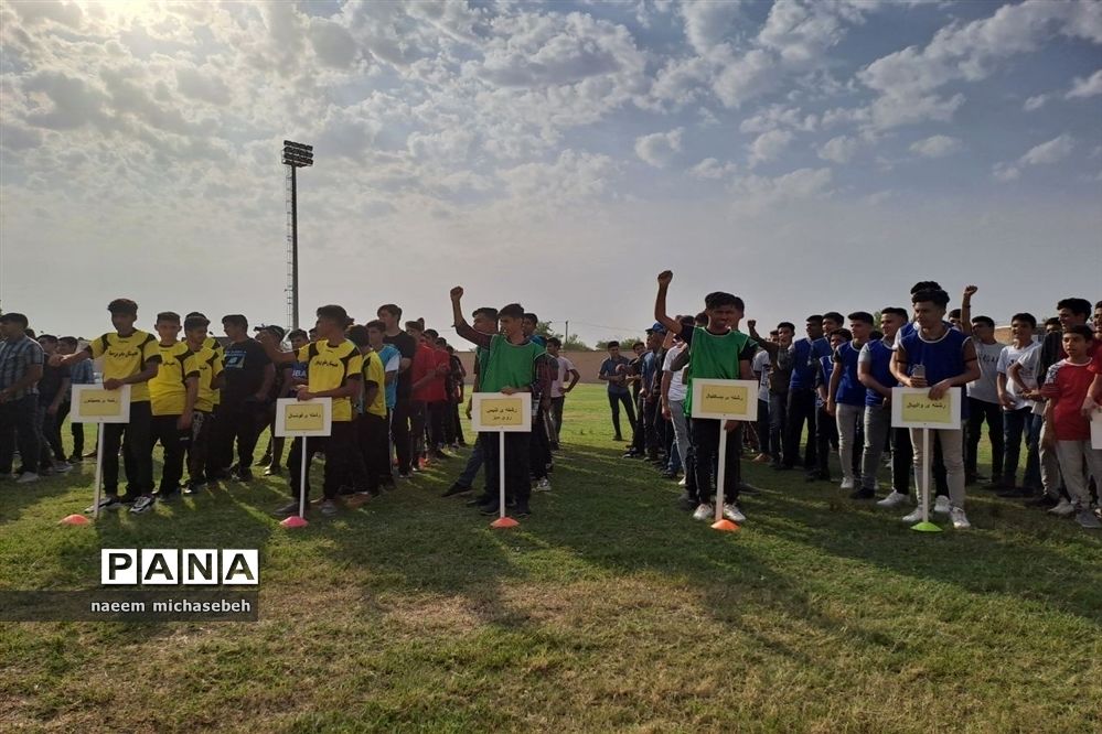 آیین افتتاحیه چهل و یکمین دوره المپیاد ورزشی درون مدرسه‌ای در شهرستان شادگان