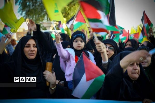 تجمع مردم غیور و انقلابی شهرستان فردیس در حمایت از مردم فلسطین