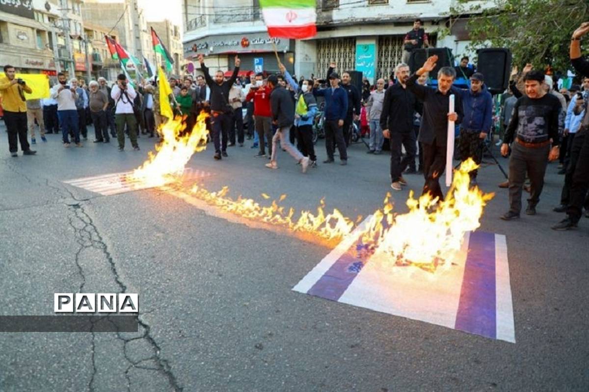 تجمع مردم غیور و انقلابی شهرستان فردیس در حمایت از مردم فلسطین