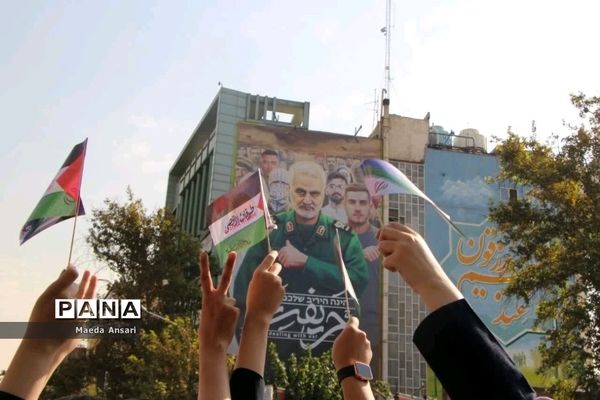 حمایت دانش‌آموزان تهران از کودکان غزه