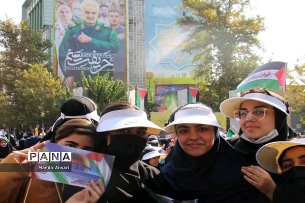 حمایت دانش‌آموزان تهران از کودکان غزه