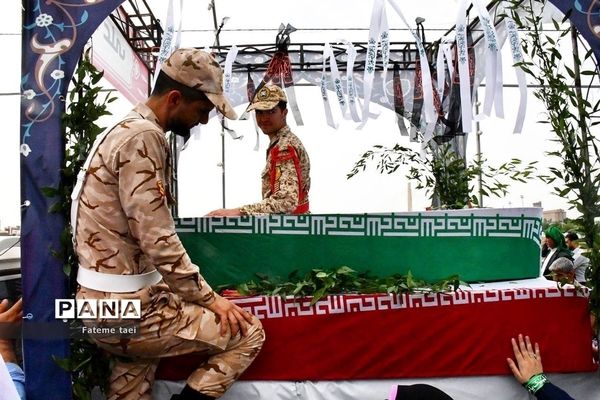 خروش مردم اهواز در حمایت از فلسطین قهرمان