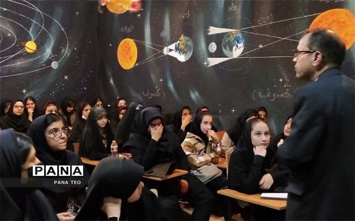برگزاری کارگاه آموزش نجوم و رصد ماه در پژوهش‌سرای دانش‌آموزی کاوش کهریزک/فیلم