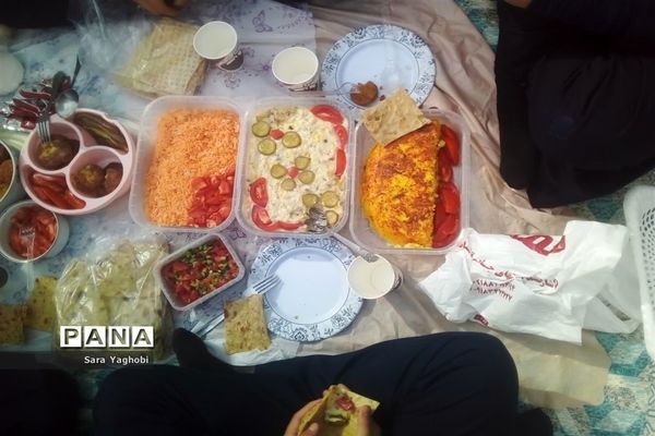 جشنواره غذای سالم در مدرسه عارفه شهر اراک