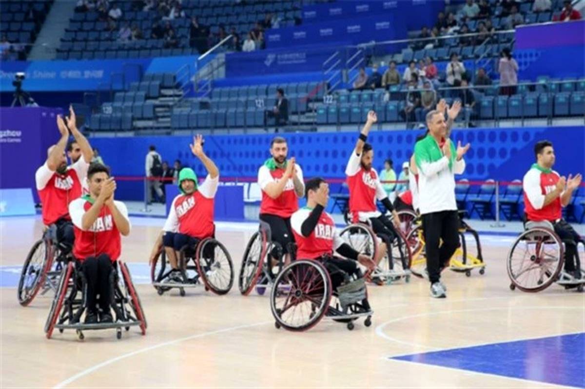 تیم ملی بسکتبال با ویلچر مردان ایران در جایگاه سوم آسیا ایستاد