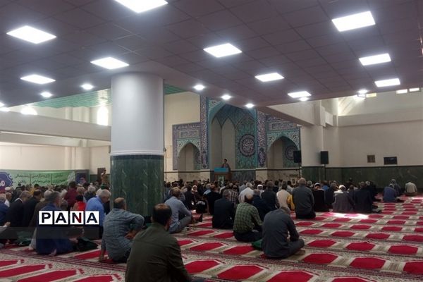 حمایت از فلسطین در نماز جمعه شهرستان شهریار