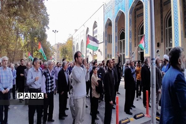 حمایت مردم کرج از شهدای مظلوم و بی دفاع غزه
