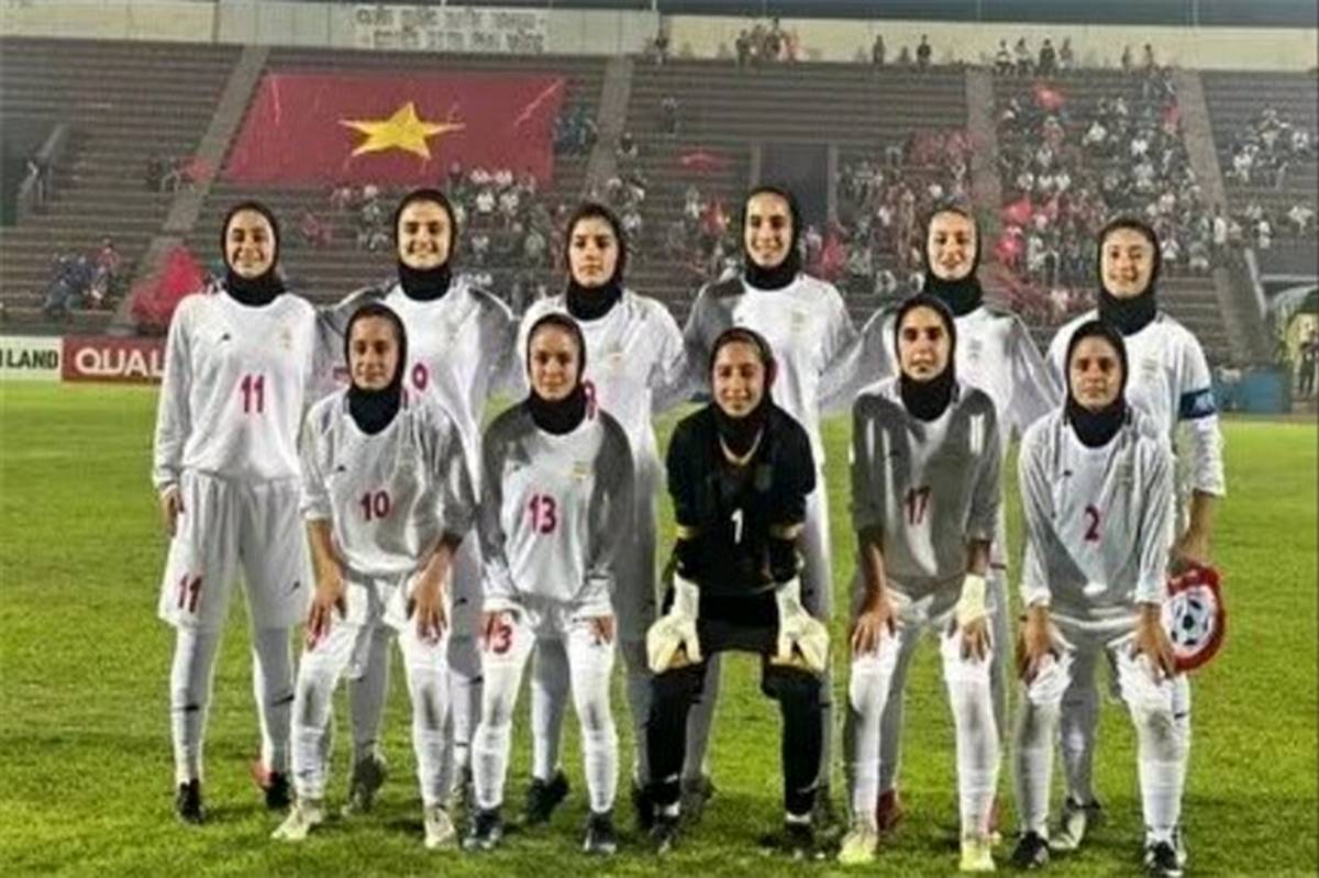 دومین شکست تیم فوتبال بانوان نوجوان ایران در مسابقات قهرمانی آسیا