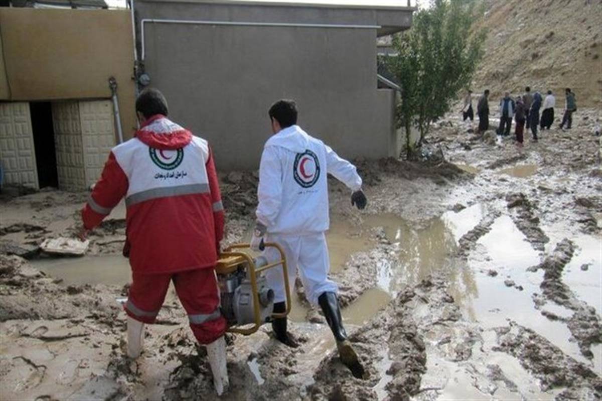 خدمات‌رسانی در مناطق سیل‌زده شهرستان گرمی