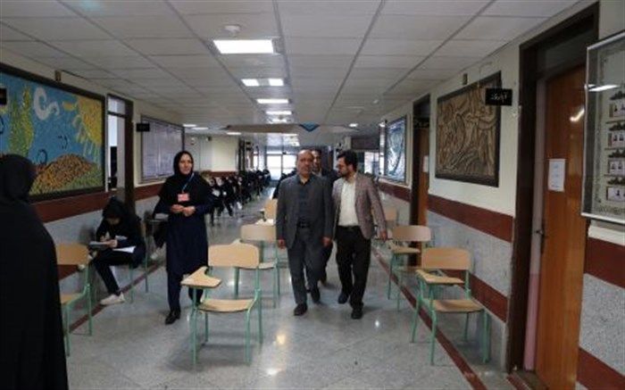 بازدید از حوزه‌های امتحانات نهایی خردادماه در اراک