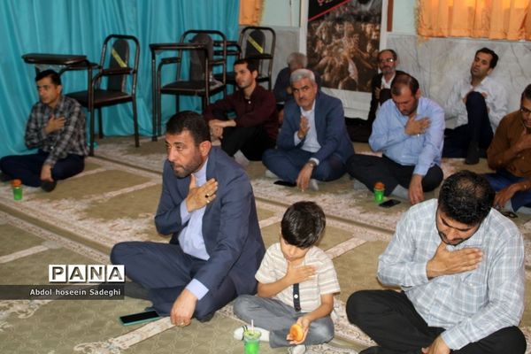 مراسم بزرگداشت سالگرد ارتحال امام خمینی (ره)  در اداره  کل آموزش و پرورش استان بوشهر