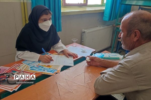 اردوی جهادی پزشکی،فرهنگی در روستای انجم آباد