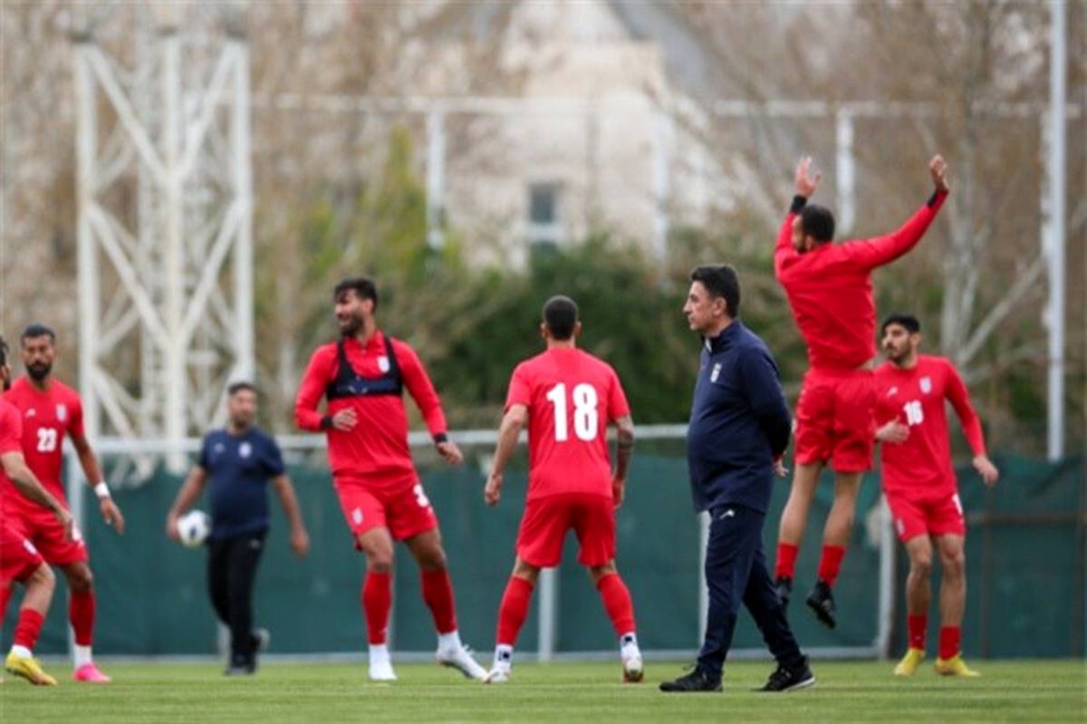 برنامه تمرینی تیم ملی فوتبال تا پیش از ترک تهران اعلام شد
