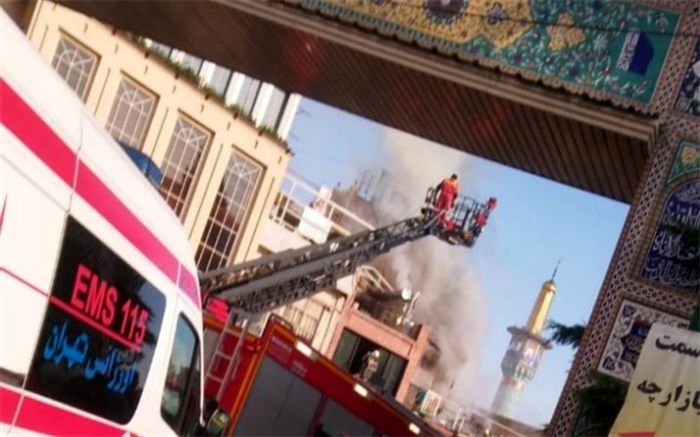 آتش‌سوزی در بازار تجریش؛ علت حادثه مشخص نیست