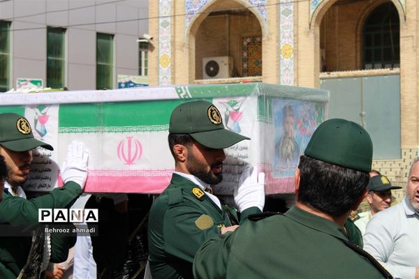 آیین تشییع شهید مدافع امنیت «سجاد امیری» در کرمانشاه