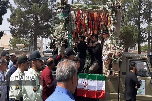 تشییع باشکوه پیکرشهید رسولی مهدوی‌پور