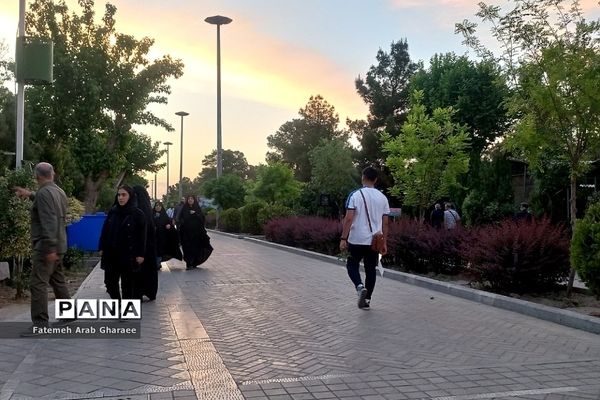 بهشت گردی دانش‌آموز خبرنگار پانا شهرستان‌پاکدشت