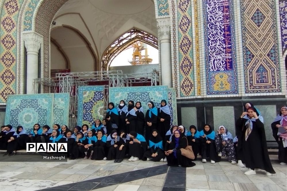 دومین روز سفر دختران زیارت اولی استان اصفهان به مشهد الرضا