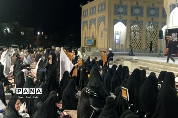 مراسم شهادت امام جواد(ع) در آرامگاه شهید‌مدرس کاشمر