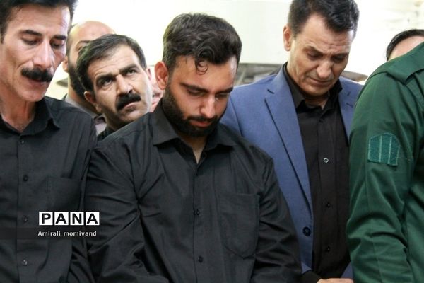 تشییع‌ پیکرشهید مدافع امنیت «مهدی شاه‌ملکی» در کرمانشاه