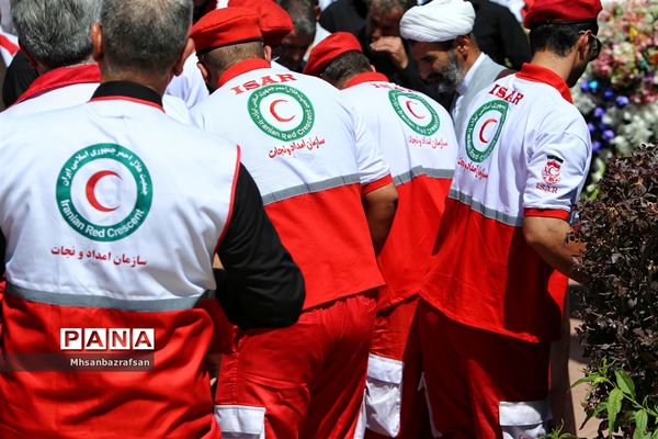 تشییع جنازه و خاکسپاری  پیکر حسین شهراسبی