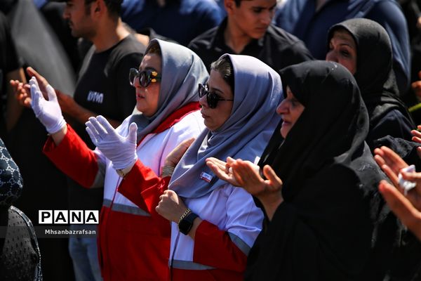 تشییع جنازه و خاکسپاری  پیکر حسین شهراسبی
