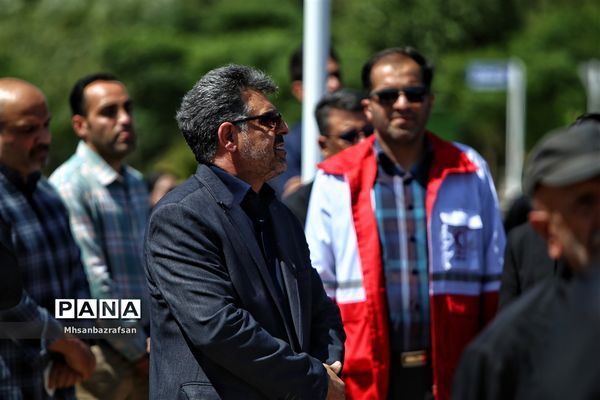 تشییع جنازه و خاکسپاری  پیکر حسین شهراسبی