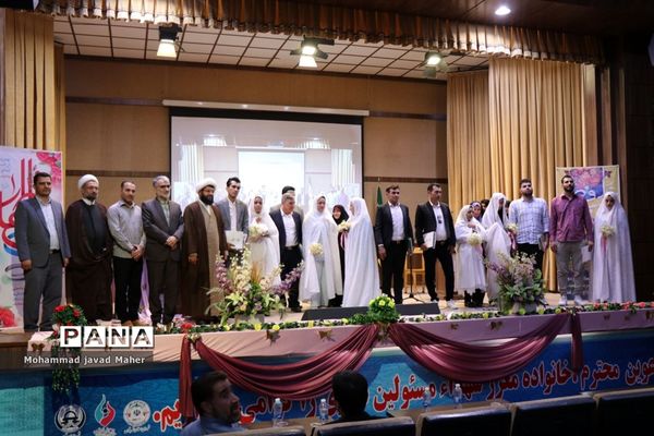 جشن ازدواج آسان ۸ نوعروس شهرقدسی