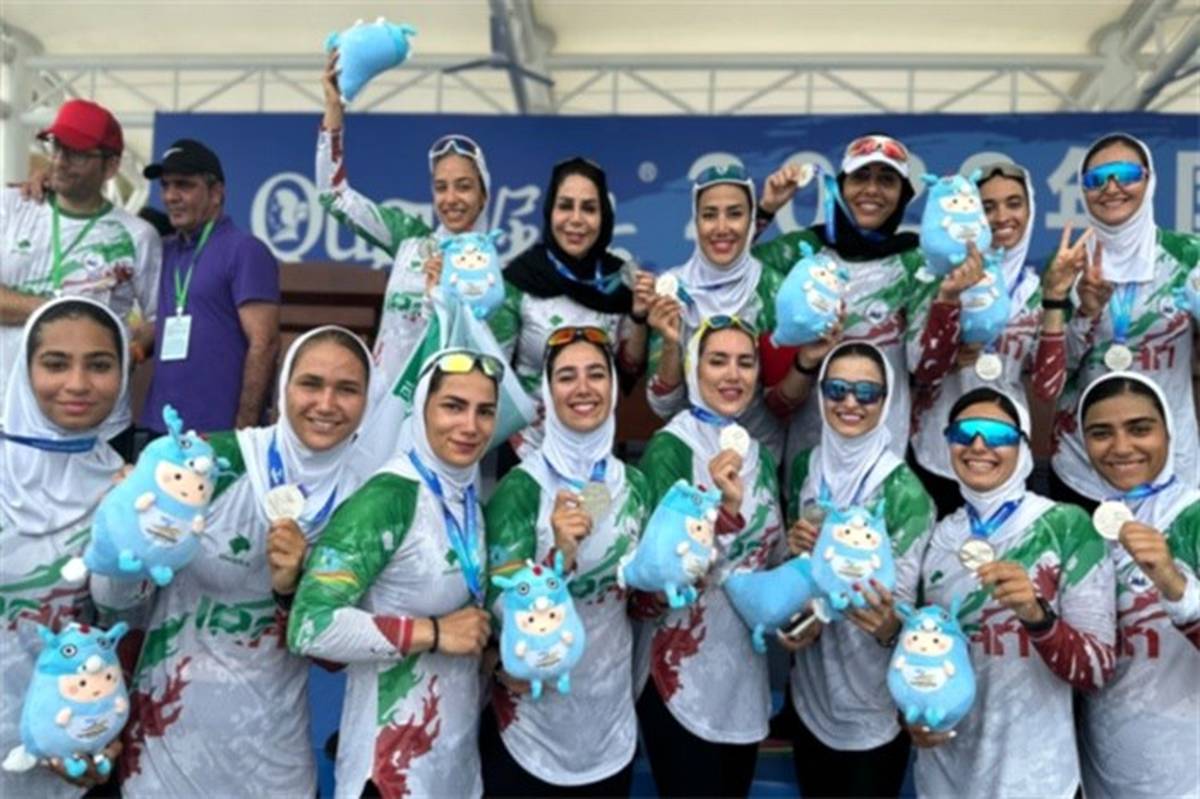 بانوان قایقرانی ایران‌ مدال نقره کاپ جهانی چین را ازآن خود کردند