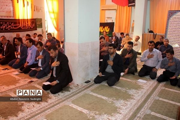 مراسم  سالروز شهادت حضرت امام محمد‌باقر (ع) در اداره کل آموزش و پرورش استان بوشهر