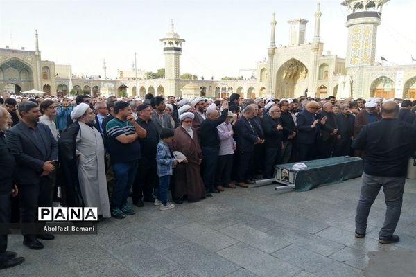 مراسم تشییع پیکر مرحوم حجت الاسلام «آشتیانی» در قم