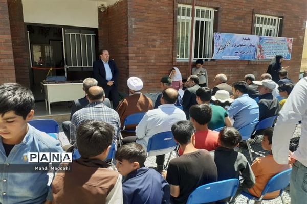 افتتاحیه مدرسه سه کلاسه خیرساز در شهرستان خنداب
