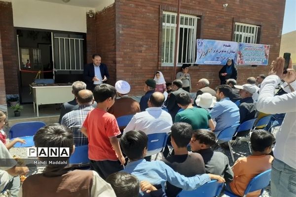 افتتاحیه مدرسه سه کلاسه خیرساز در شهرستان خنداب