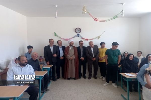 افتتاحیه مدرسه سه کلاسه خیرساز در شهرستان خنداب