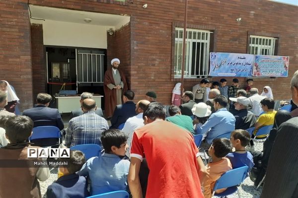 افتتاحیه مدرسه سه کلاسه خیرساز در شهرستان خنداب