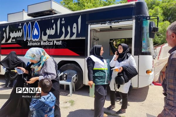 بیمارستان صحرایی  جهادی در شهر دژکرد اقلید