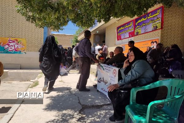 بیمارستان صحرایی  جهادی در شهر دژکرد اقلید