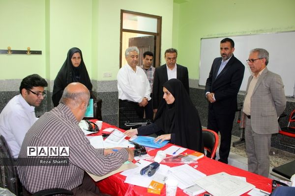 بازدید از روند بررسی مدارک گزینش آزمون استخدامی آموزش و پرورش استان بوشهر