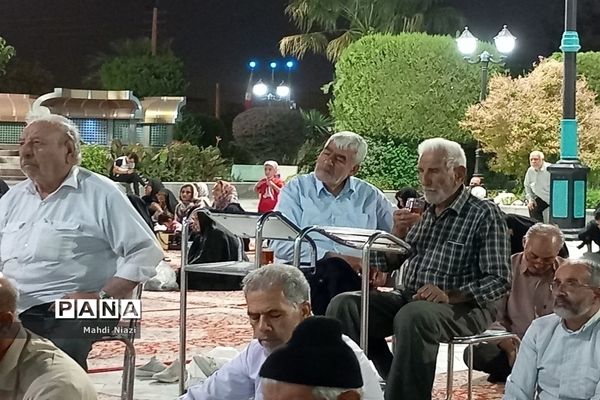محفل ادبی مژده رحمت در آرامگاه شهید‌مدرس کاشمر