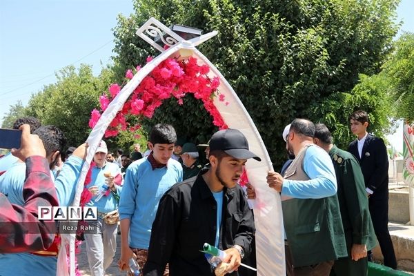 افتتاحیه قرارگاه جهادی خدمت‌رسانی بسیج دانش‌آموزی درخوی