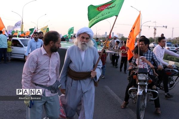 راهپیمایی بیعت با امام زمان(عج) به‌مناسبت عید غدیر در قم