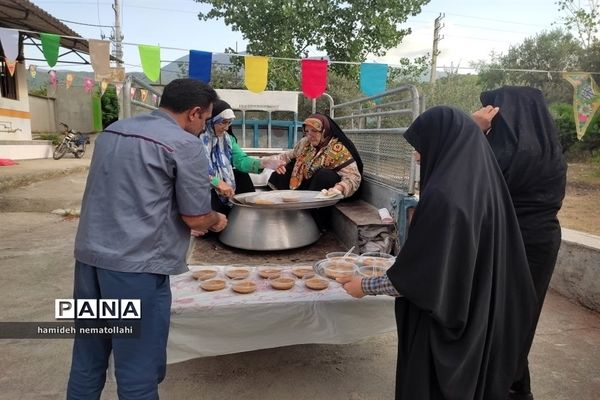 جشن عید غدیر در روستای نظام محله گلوگاه