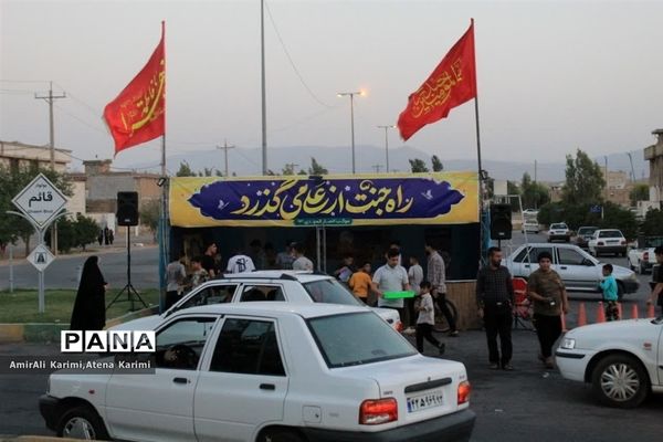 برپایی موکب‌ پسران نوجوان مسجد سیدالشهدا شهرک مطهری در جشن عید غدیر