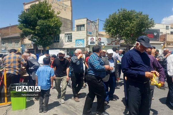 راهپیمایی عید غدیر در شهرستان فیروزکوه