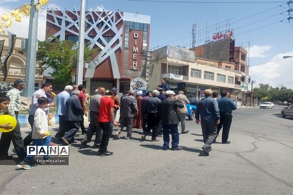 راهپیمایی عید غدیر در شهرستان فیروزکوه