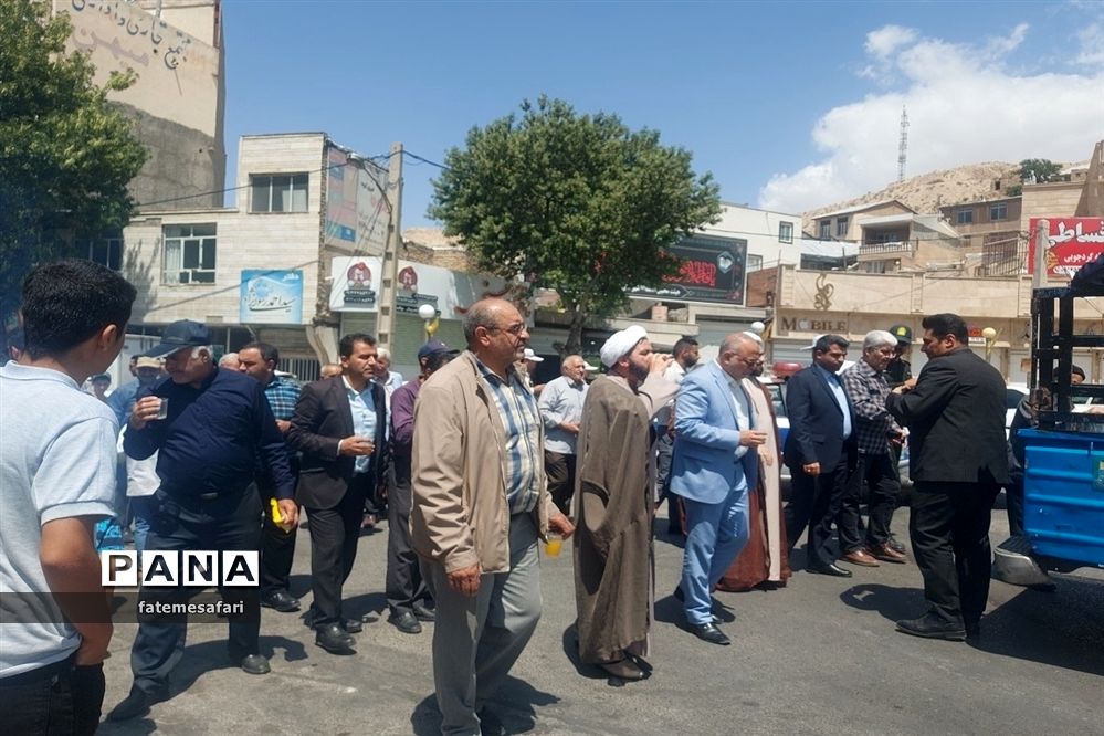 راهپیمایی عید غدیر در شهرستان فیروزکوه