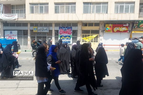 راهپیمایی عید غدیر در شهرستان فیروزکوه