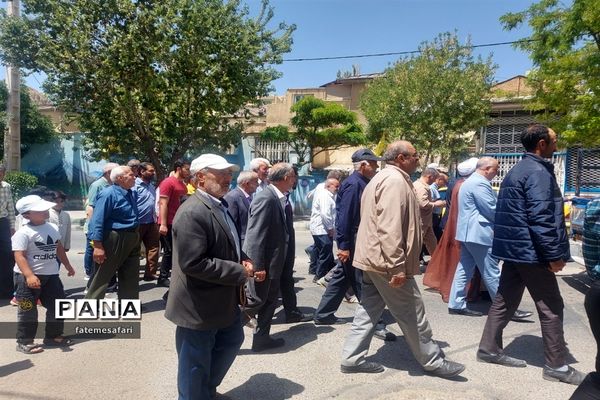 راهپیمایی عید غدیر در شهرستان فیروزکوه